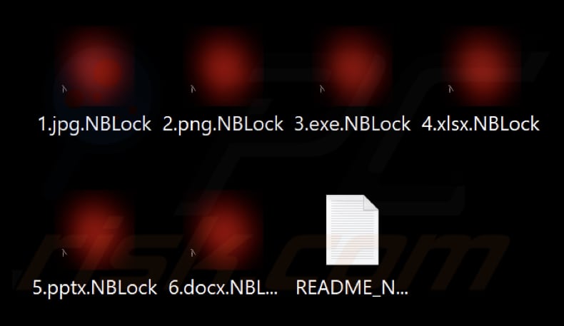 Archivos cifrados por el ransomware NBLock (extensión .NBLock)