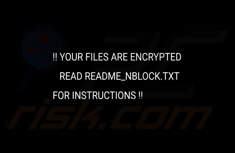 Fondo de escritorio del ransomware NBLock