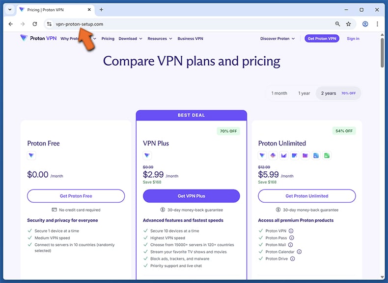 Sitio web falso del malware NWHStealer