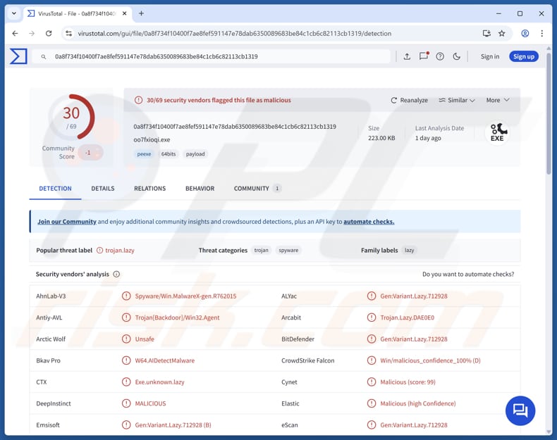 Remus ladrón de información