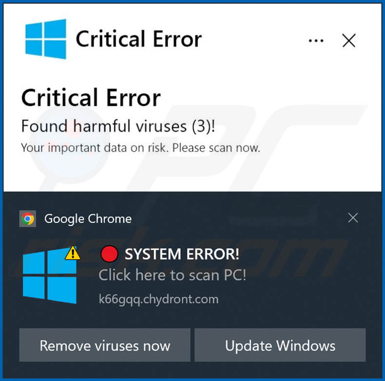 notificación de chydront[.]com