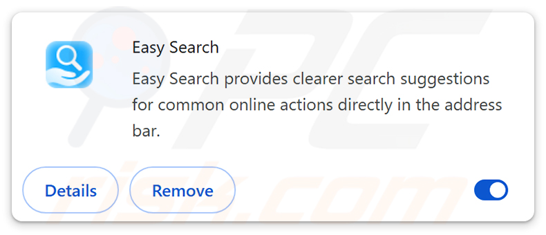 Secuestrador de navegador Easy Search