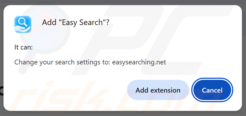 Permisos del secuestrador de navegador Easy Search