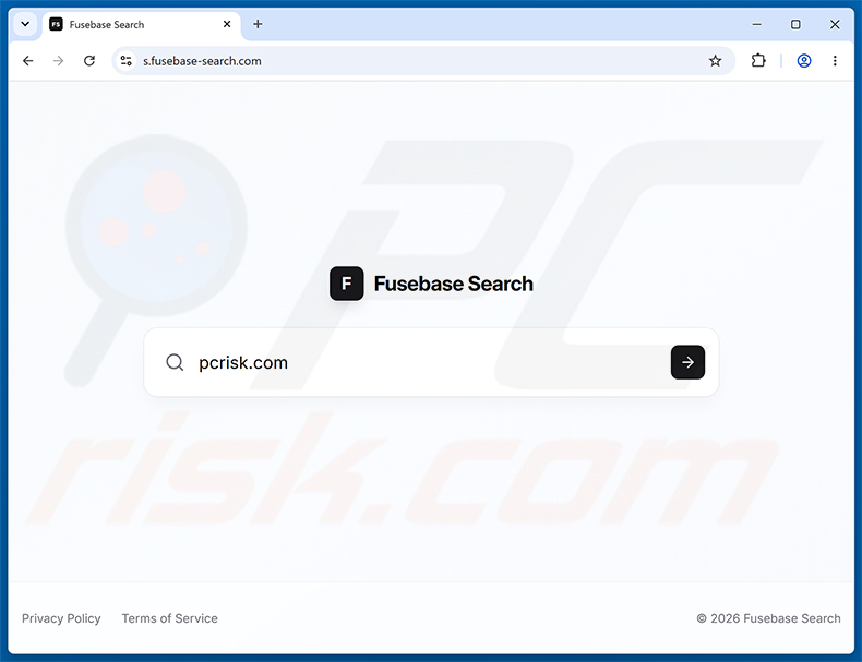 Secuestrador de navegador Fusebase Search (s.fusebase-search.com)