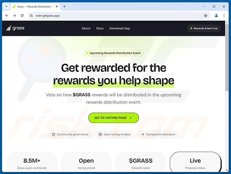 Estafa Grass Vote Rewards