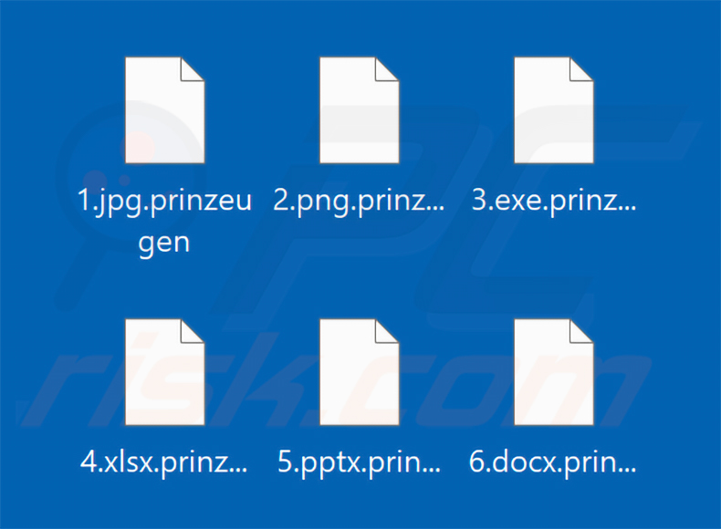 Archivos cifrados por el ransomware Prinz Eugen (extensión .prinzeugen)