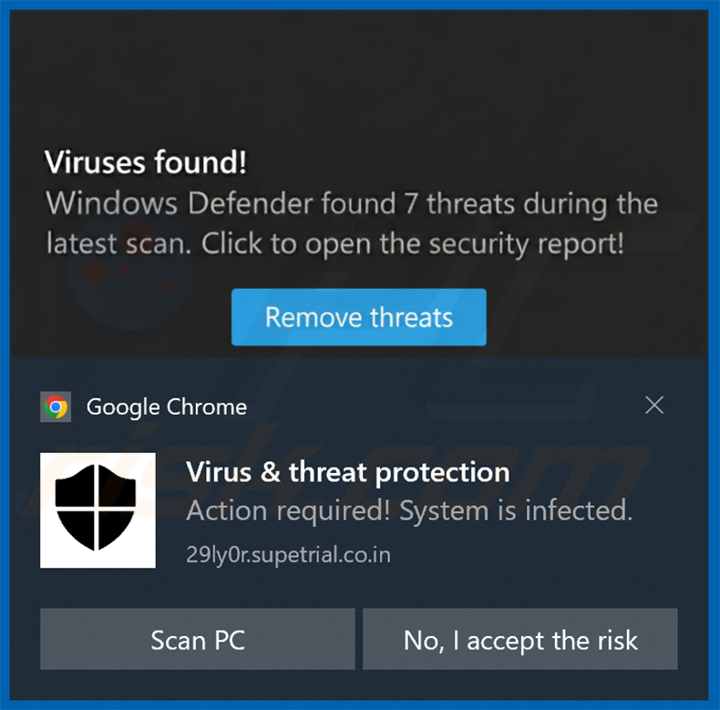 notificación de supetrial[.]co.in