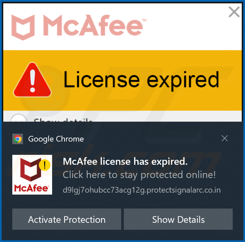 notificación de protectsignalarc[.]co.in
