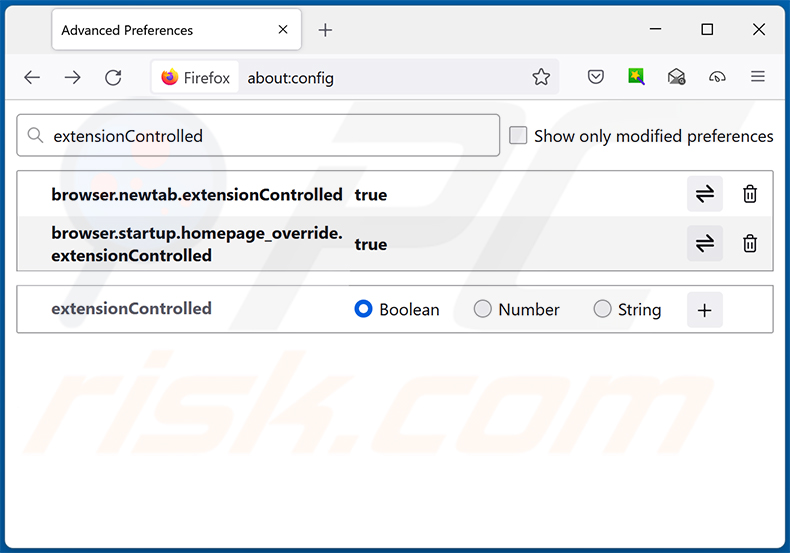Eliminando astridresearch.com del motor de búsqueda predeterminado de Mozilla Firefox