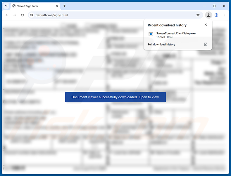 Sitio web malicioso promovido a través de la campaña de spam IRS Account Detail Verification