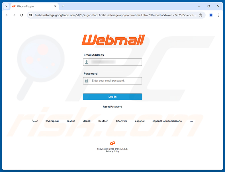 Página de phishing Review The Invoice And Confirm The Payment