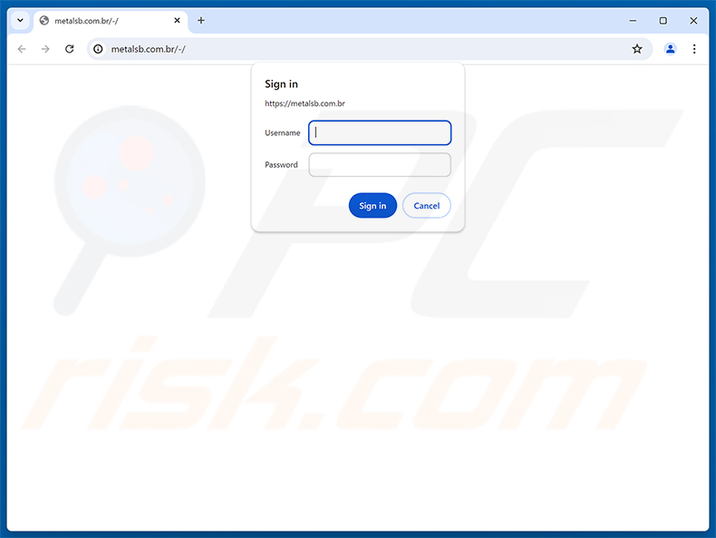 Página de phishing de la estafa por correo electrónico SumUp Payment Mode Confirmation
