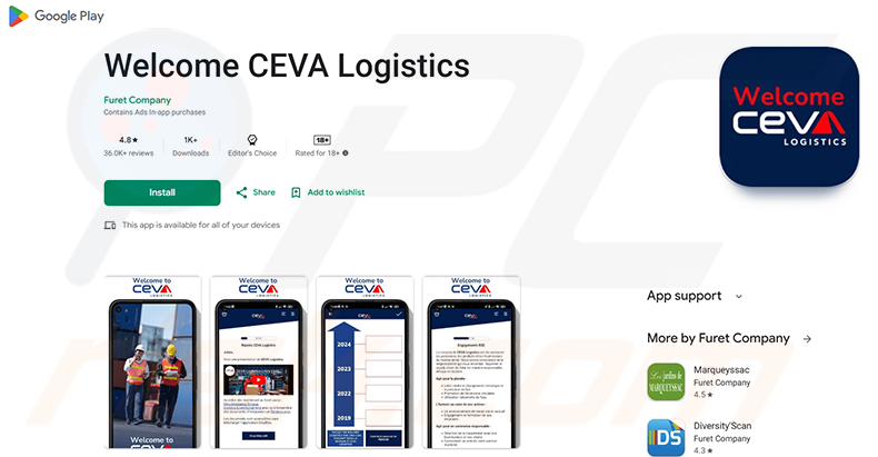 Falsa Google Play Store utilizada para propagar el spyware Corp MDM