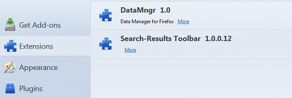barra search results toolbar mozilla firefox