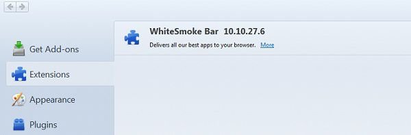 white smoke toolbar mozilla firefox