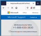 Estafa Emergente "MS-Windows Support Alert"