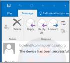 Estafa por e-mail "I Monitored Your Device On The Net For A Long Time"