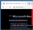 Estafa Emergente "Microsoft Security Essentials Alert"