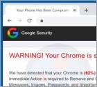 Estafa Emergente "Your Chrome Is Severely Damaged By 13 Malware!"
