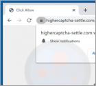 Anuncios Highercaptcha-settle.com