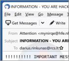 Email Estafa "YOUR CORPORATE NETWORK HAS BEEN HACKED"