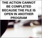 SOLUCIÓN: "La acción no se puede completar porque el archivo está abierto en otro programa"
