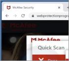 Estafa Emergente "McAfee - Your PC is infected with 5 viruses!"