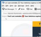 Email Estafa "Norton Subscription Has Expired"
