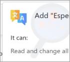 Adware "Esperanto Dictionary"