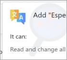 Adware "Esperanto Dictionary"