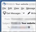 Email Estafa "We Are Ukrainian Hackers And We Hacked Your Site"
