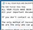 Ransomware "VICE SOCIETY"