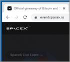 Estafa POP-UP "Regalo de BTC y ETH de SpaceX"