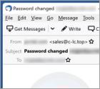 Estafa por correo electrónico "Your Password Has Been Changed"
