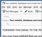 Estafa por correo electrónico "We Are Using Your Company's Server To Send This Message"