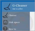 Aplicación no deseada "G-Cleaner"
