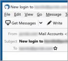 Estafa por correo electrónico "We Noticed A Login From A Device You Don't Usually Use"