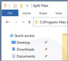 Adware "Split Files"
