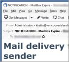 Estafa por correo electrónico "Mail Delivery Failed"