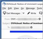 Estafa por correo electrónico "OVHCloud Suspension"