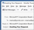 Estafa por correo electrónico "Microsoft Ending Promotion Award"