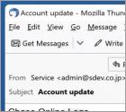 Estafa por correo electrónico "JPMorgan Chase Online Security Department"