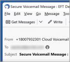 Estafa por correo electrónico "Voicemail Message Received"