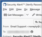 Estafa por correo electrónico "Security Information"