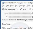 Estafa "This Email Concerns Your Information Security"