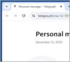 Estafa "You Have Received A Bitcoin Transfer"