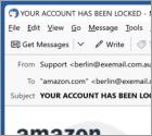 Estafa por correo electrónico "Amazon - Your Account Has Been Locked"