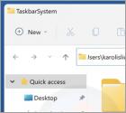 Aplicación no deseada "Taskbar System"