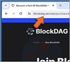 Crypto Drainer se hace pasar por el sitio web de BlockDAG