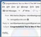 Estafa por correo electrónico IMF Grant Program